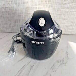 Mini Pint Size Ice Cream Yogurt Sorbet Maker Black HSN Kitchen HQ New! BxQQ